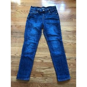 Old Navy Jeans Womens Size 2 Blue Straight Leg Boyfriend Pants Cuffed